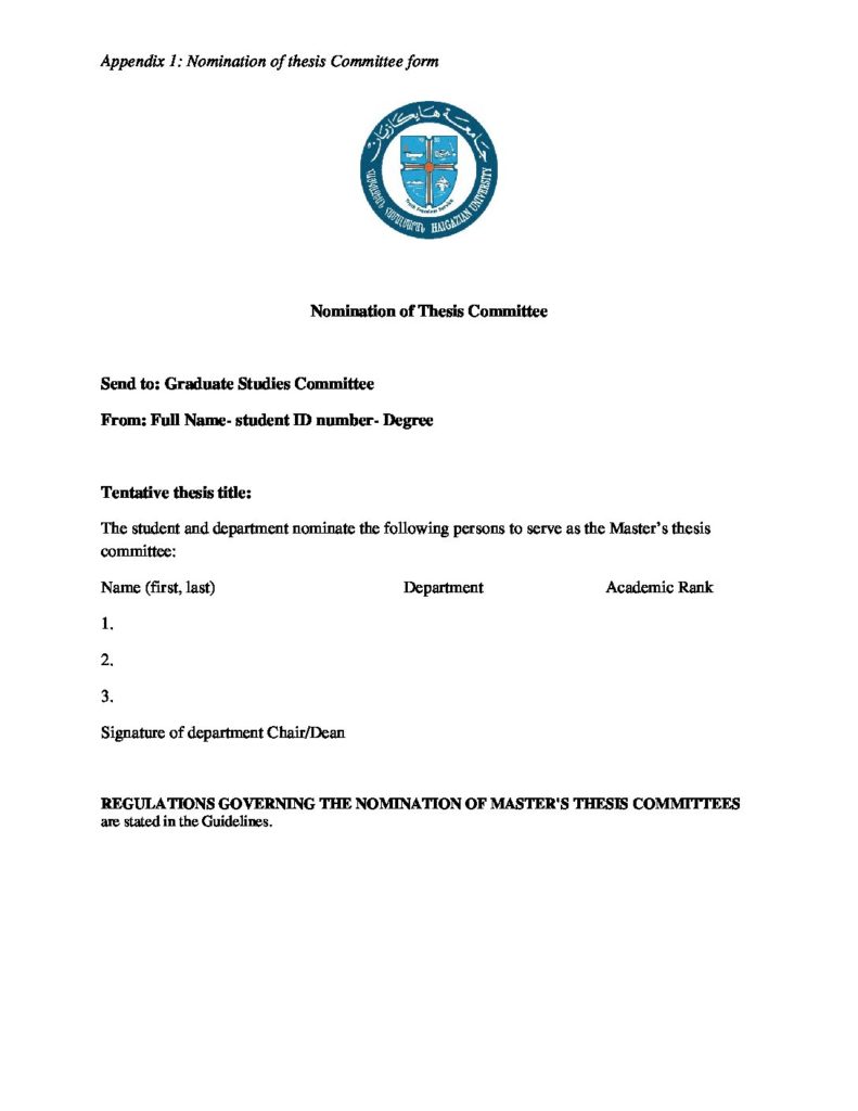 Thesis committee fee picture