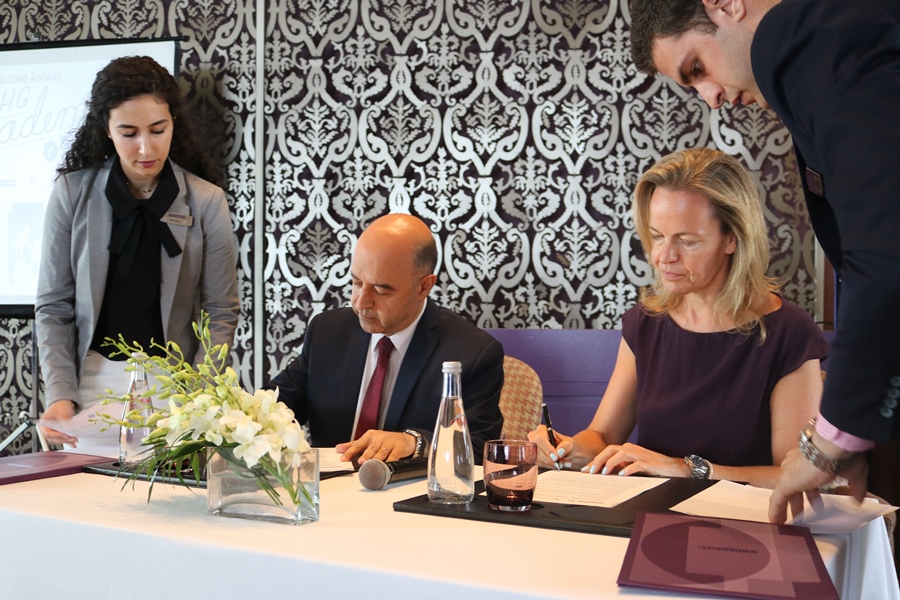 Haigazian University Signs an Agreement with the International Hotels Group (IHG)