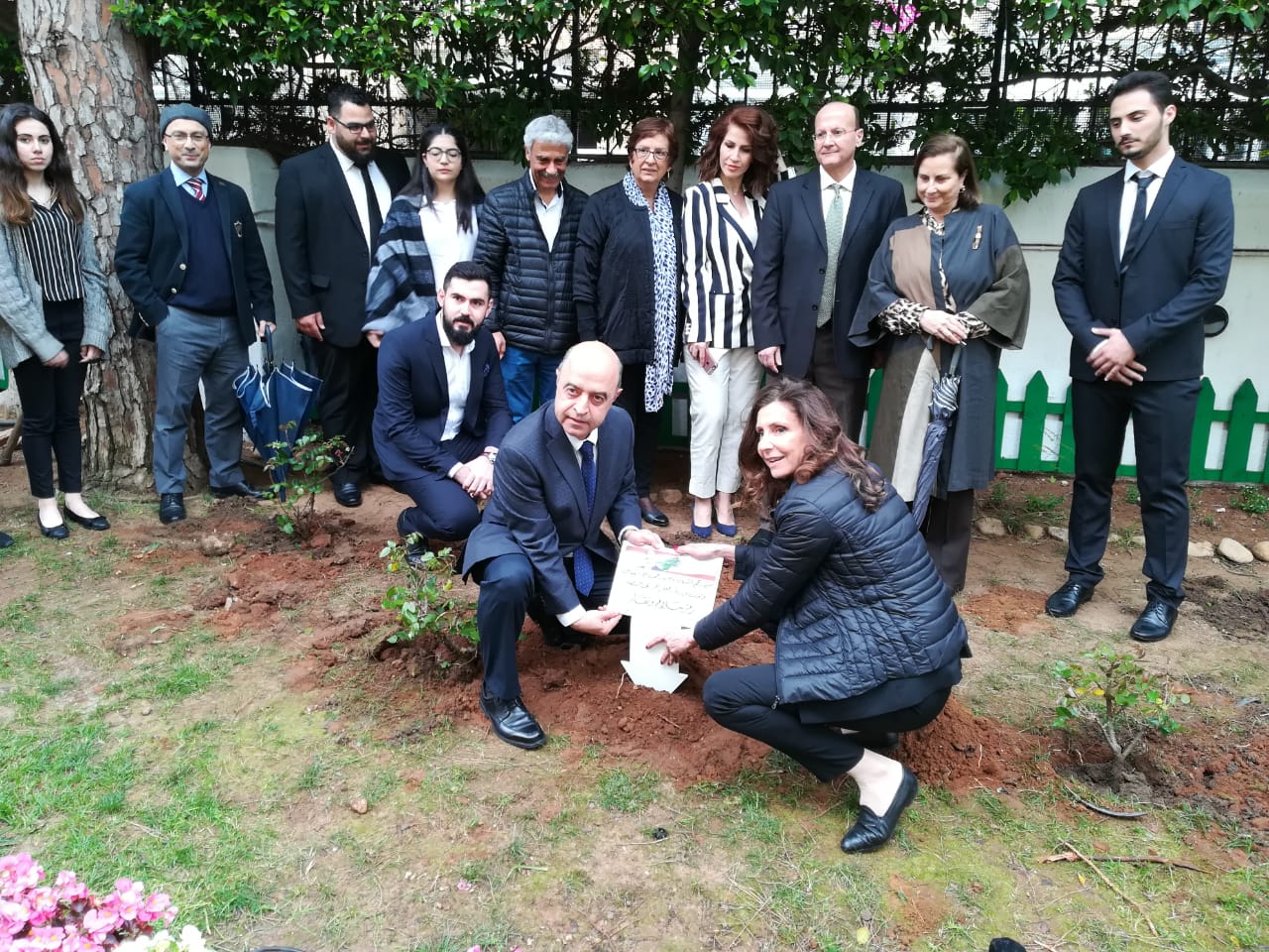 ”The White Rose of Rafic Hariri” Planted at Haigazian University