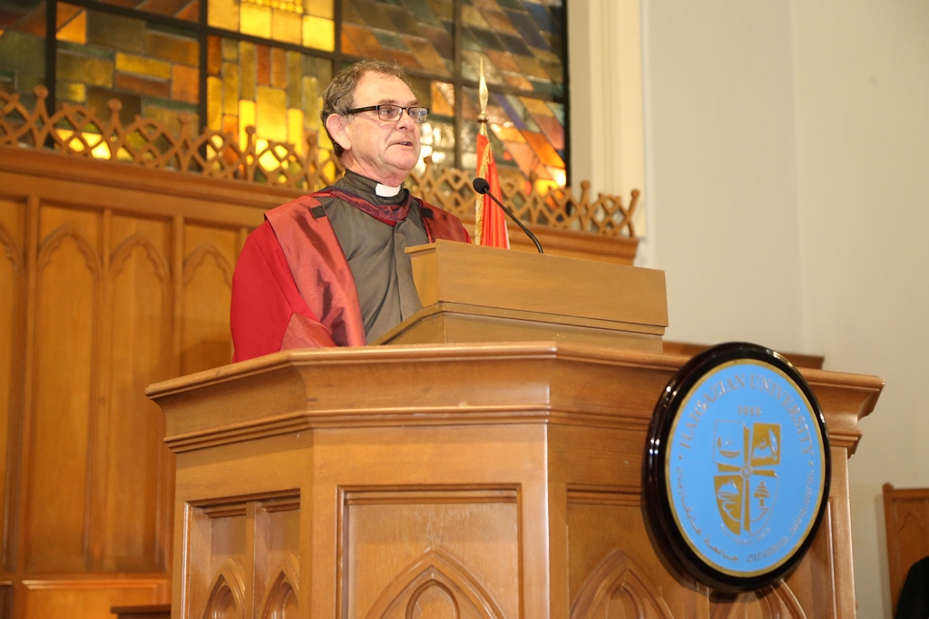 Haigazian University Baccalaureate Service for the Class of 2019 Dr. John Holdsworth on “How have you been formed by the university experience? Are you, are we, more fit for life?”
