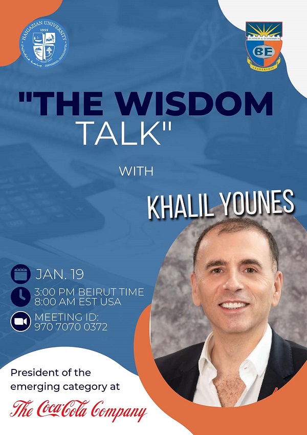“The Wisdom Talk” by Khalil Younes / President of the Emerging Category at Coca Cola