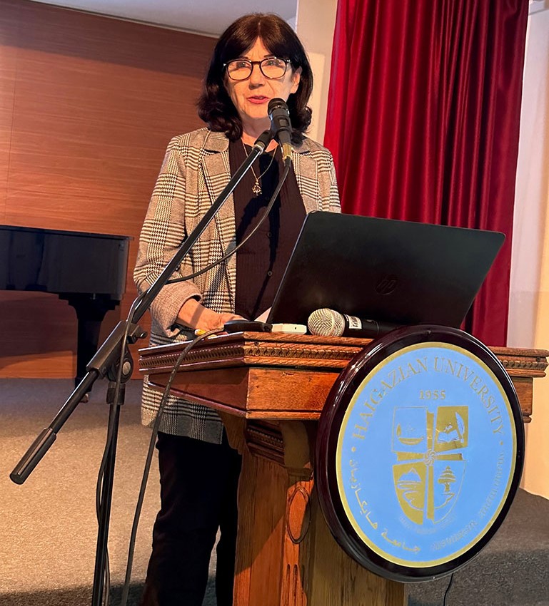 Dr. Rita Merhej presents her PhD dissertation