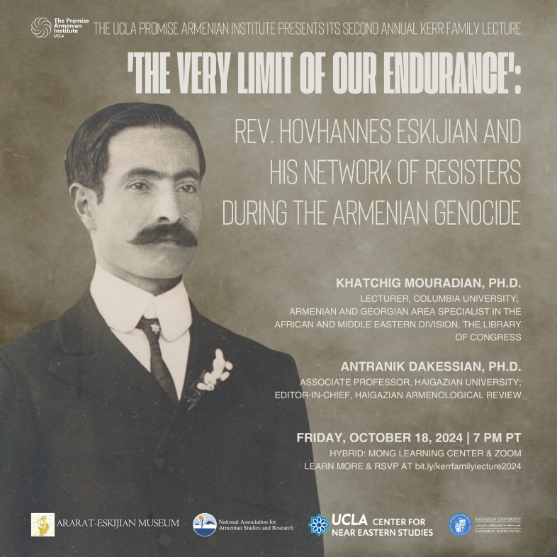 “The Very Limit of Our Endurance”: Rev. Hovhannes Eskijian and his network of resisters during the Armenian Genocide