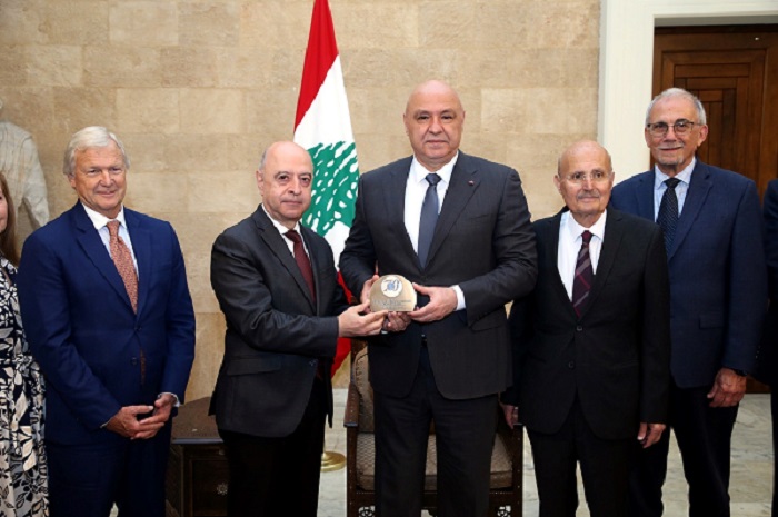 Lebanese President Joseph Aoun Receives a Delegation of Haigazian University on the Occasion of its 70th Anniversary
